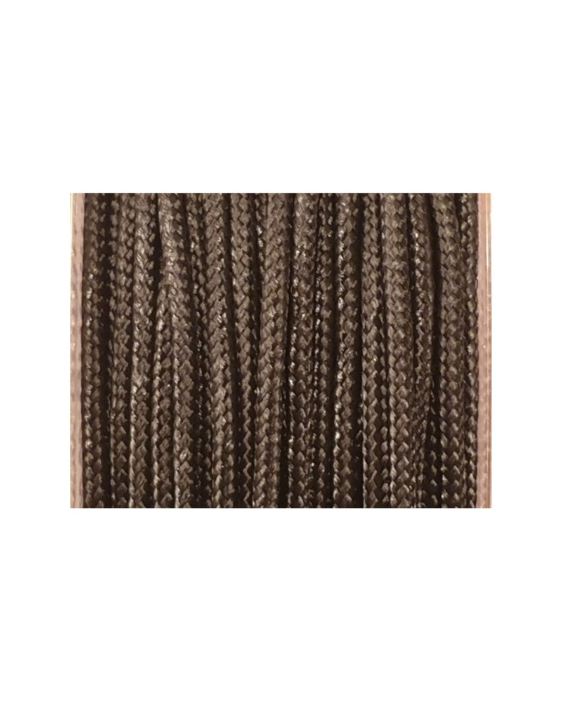 geflochtene Nylonschnur, schwarz, 1.2mm/25m