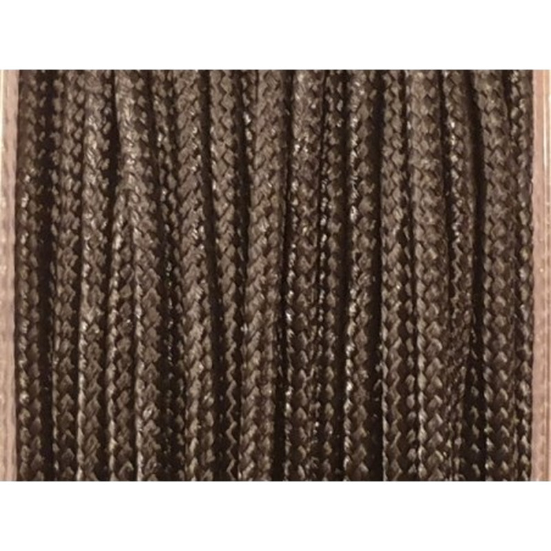 geflochtene Nylonschnur, schwarz, 1.2mm/25m