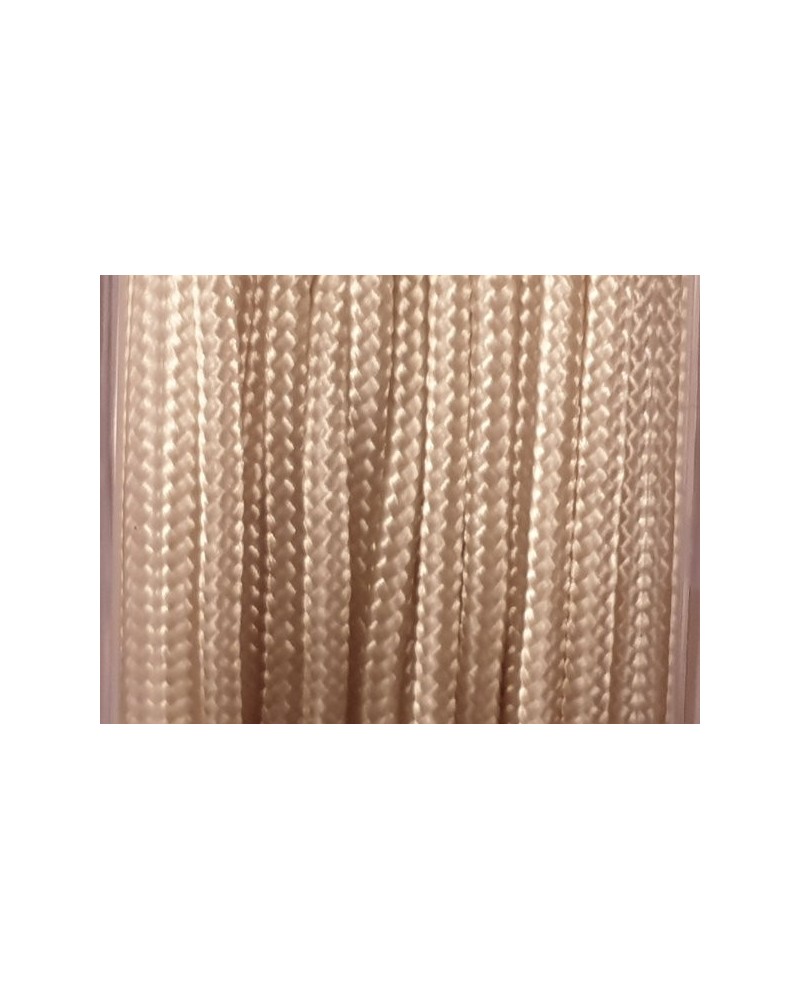 geflochtene Nylonschnur, cremefarben, 1.5mm/20m