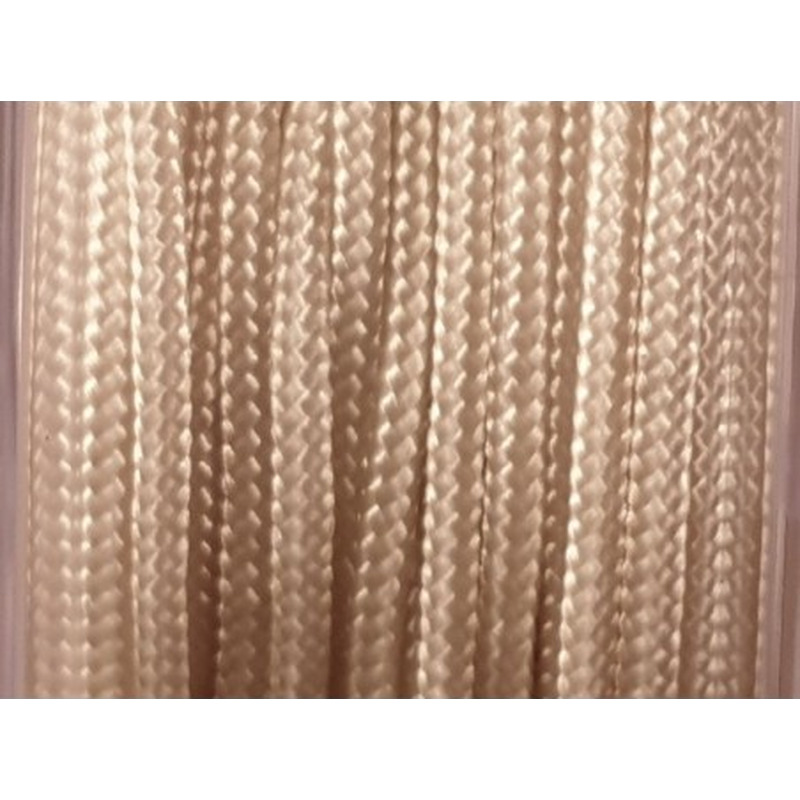 geflochtene Nylonschnur, cremefarben, 1.5mm/20m