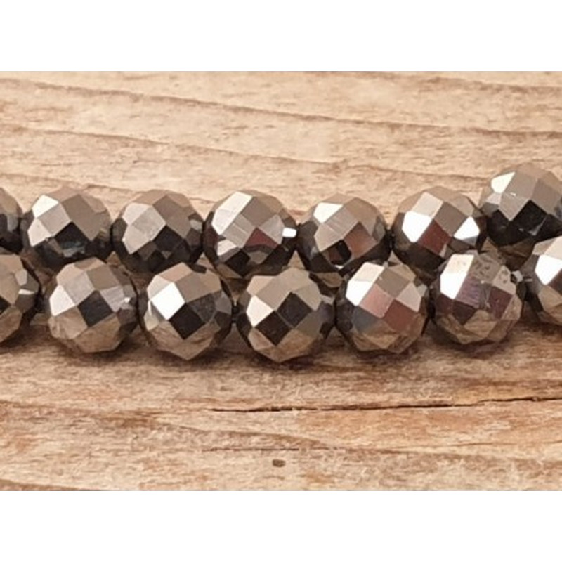 Siliciumkette  facettiert 4mm