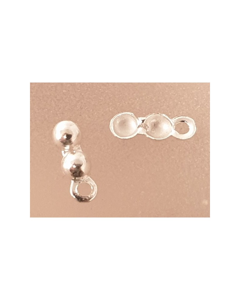 Kalotte 3mm (2 Stk), 925 Silber
