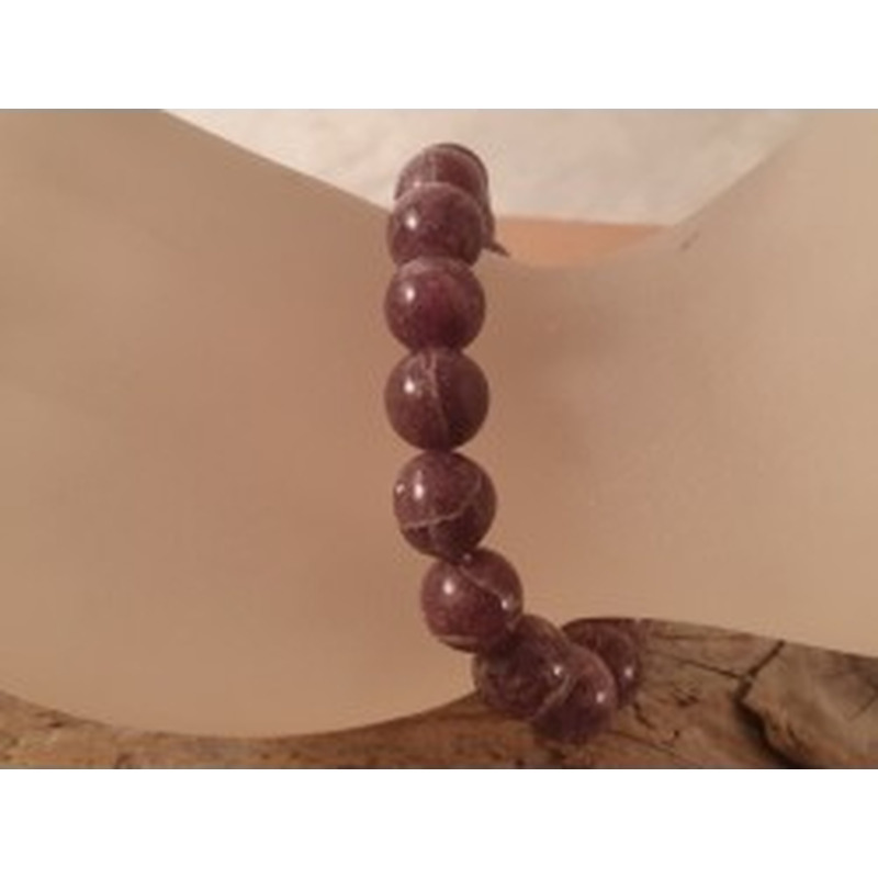 Lepidolith 10mm Armband