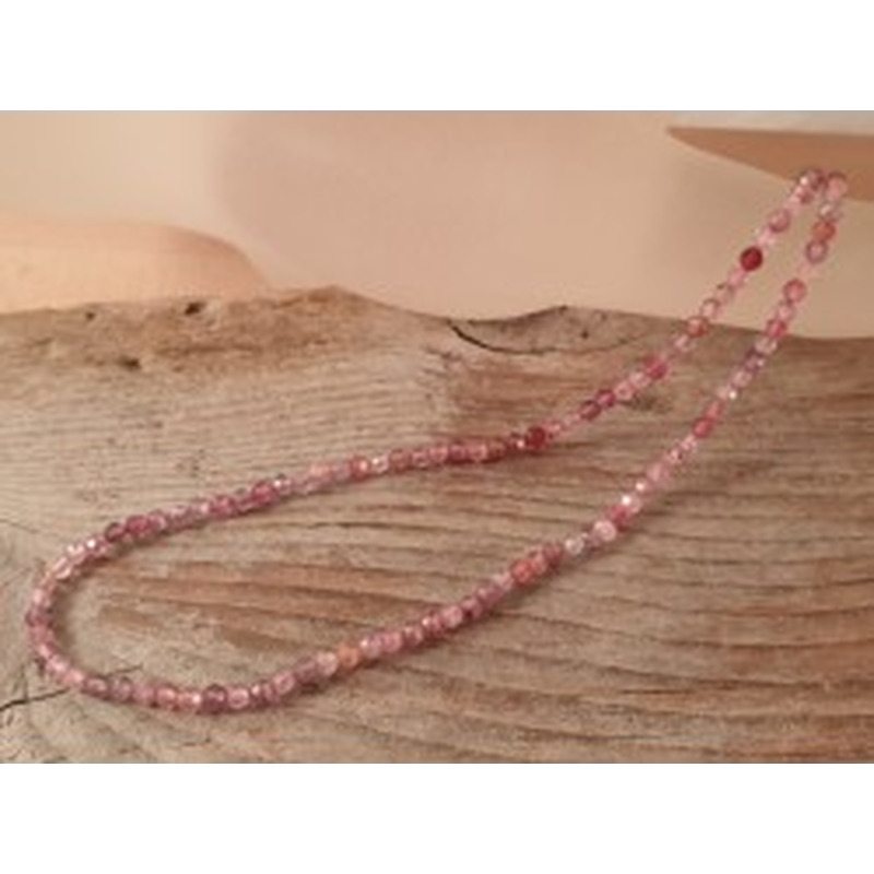 Spinellkette facettiert 2mm, stark funkelnd 2