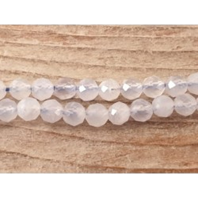 Chalcedonkette facettiert 3mm