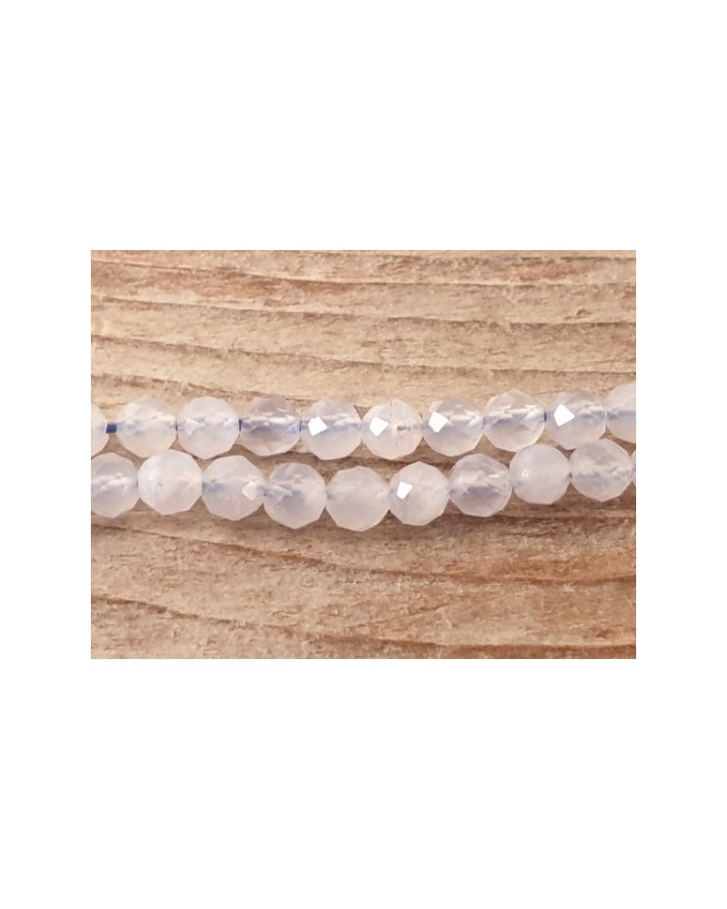 Chalcedonkette facettiert 3mm