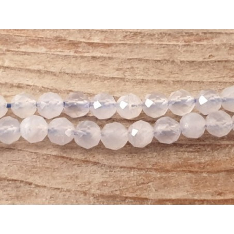Chalcedonkette facettiert 3mm