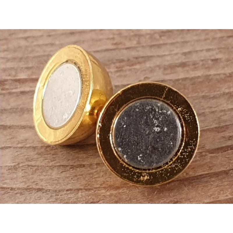 Magnetschliesse 8mm goldfarben., geklebt