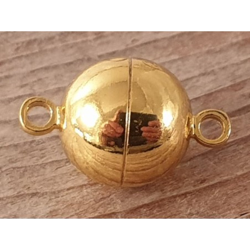 Magnetschliesse 8mm goldfarben., geklebt