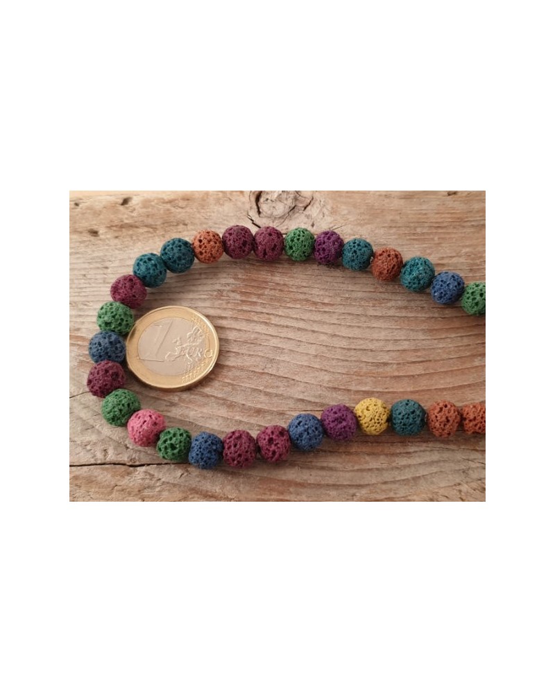 Lavakette 8mm multicolor