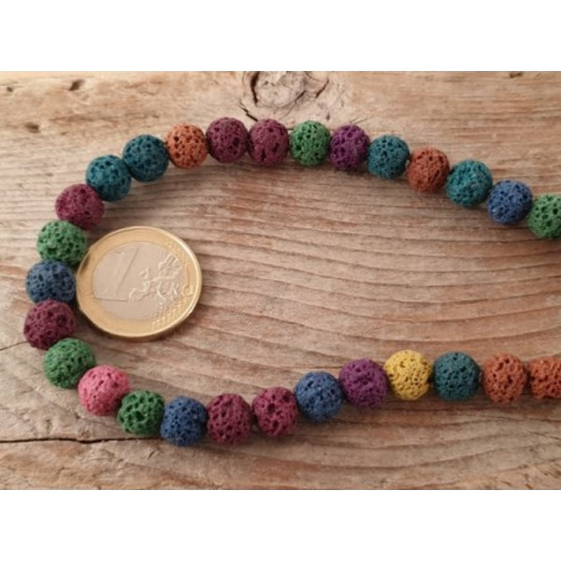 Lavakette 8mm multicolor