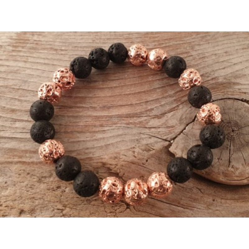 Lava Armband 8mm