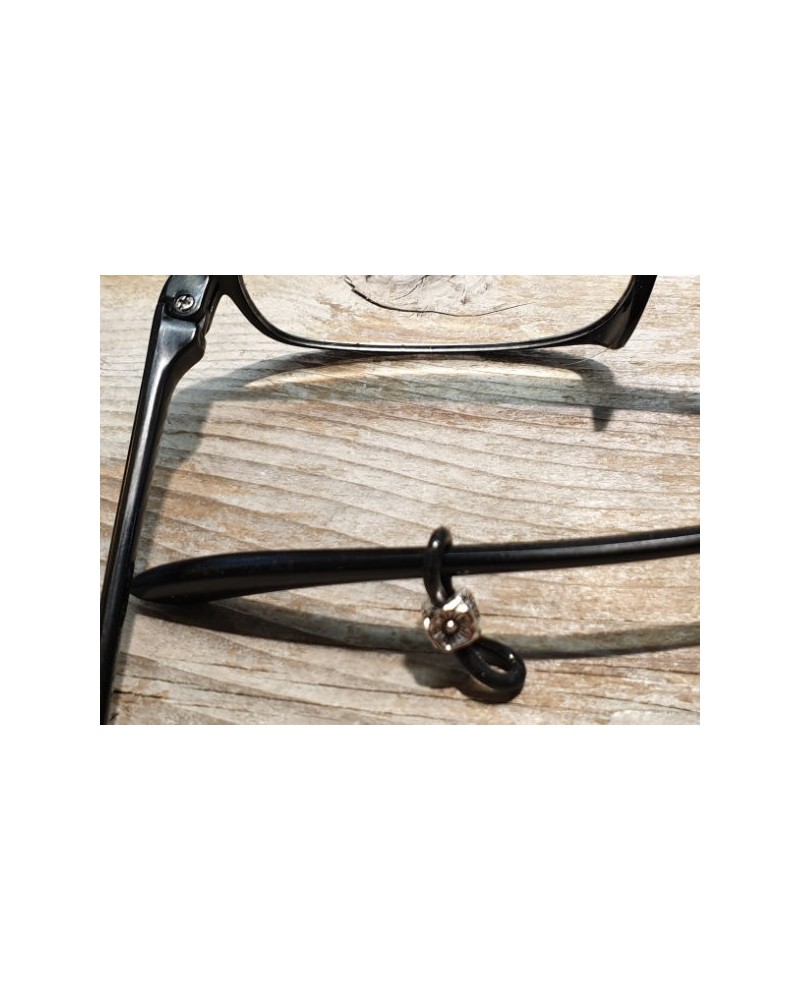 Brillenhalter (2 Stk), Metall silberfarben