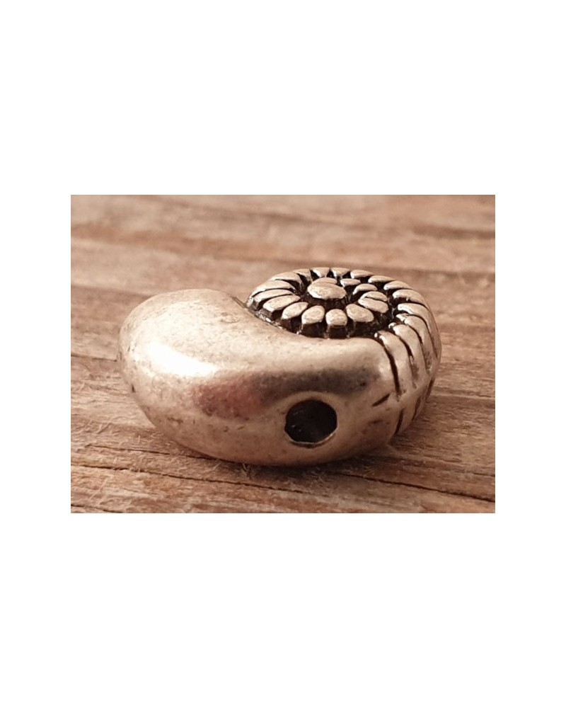 Zwischenteil Schnecke 8x11x4mm, Metall Antik