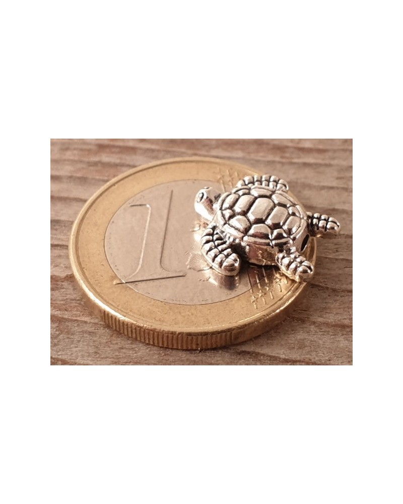Zwischenteil Schildkröte, Metall Antik