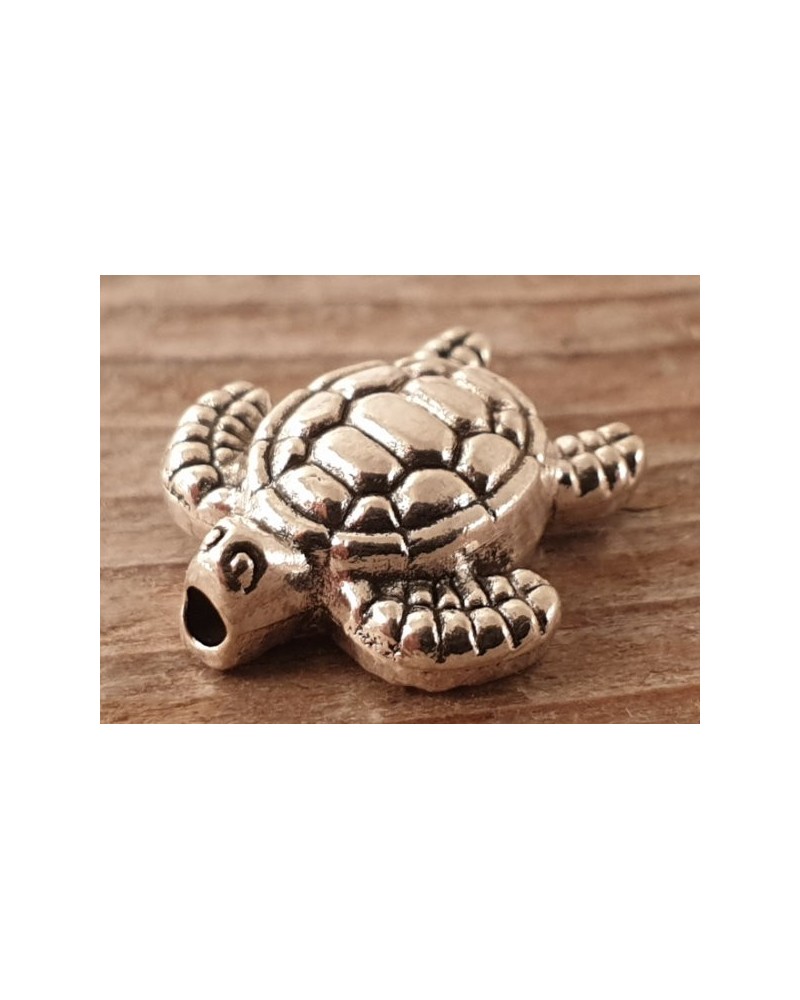Zwischenteil Schildkröte, Metall Antik