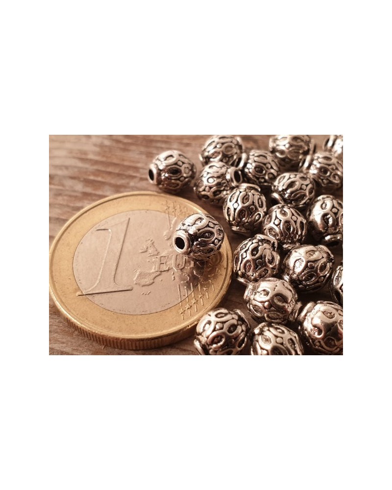 Zwischenteil 6mm, Metall Antik