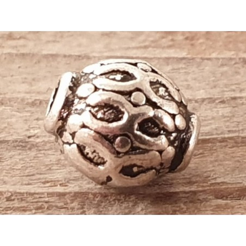 Zwischenteil 6mm, Metall Antik