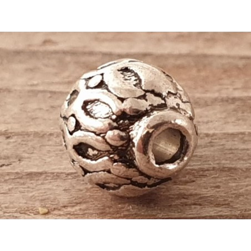 Zwischenteil 6mm, Metall Antik
