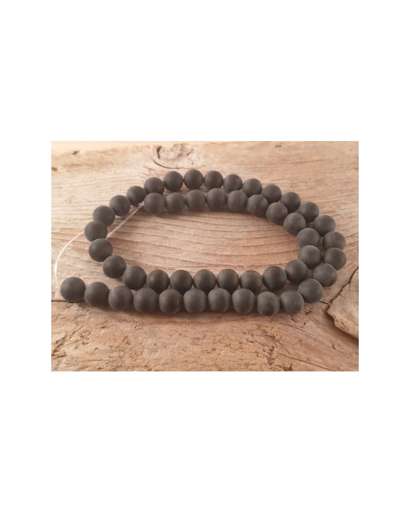 Onyxkette matt 8mm
