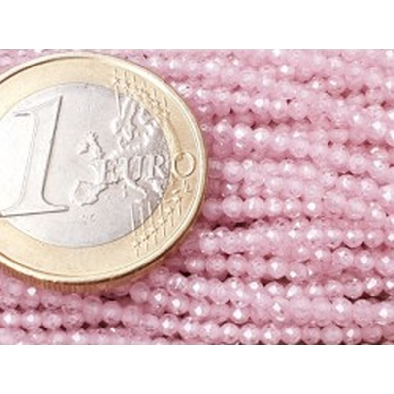 Zirkonkette-stark funkelnd-facettiert 2mm 2