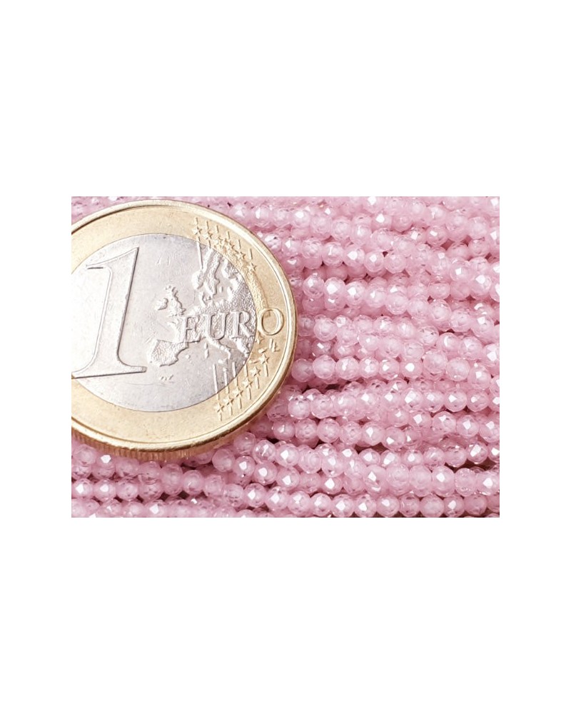 Zirkonkette-stark funkelnd-facettiert 2mm