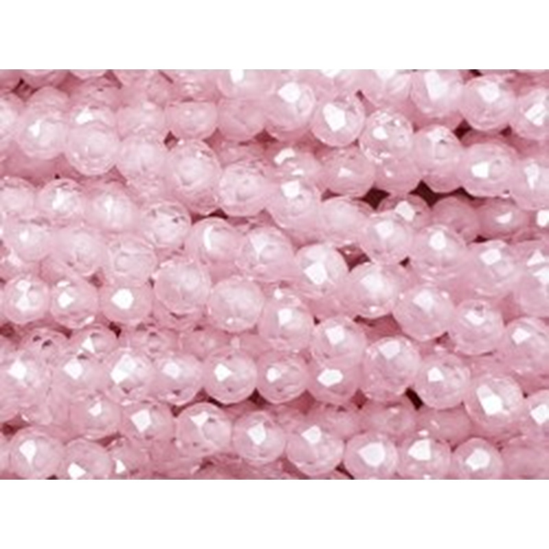 Zirkonkette-stark funkelnd-facettiert 2mm