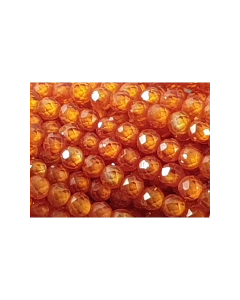 Zirkonkette-stark funkelnd-facettiert 2mm
