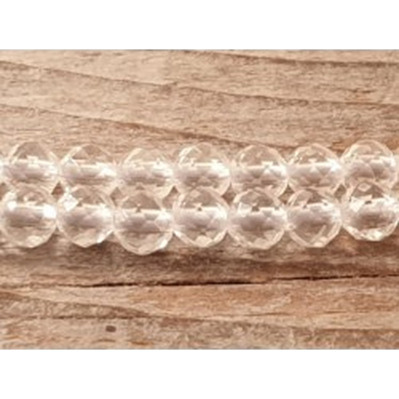 Bergkristallkette facettiert 3mm