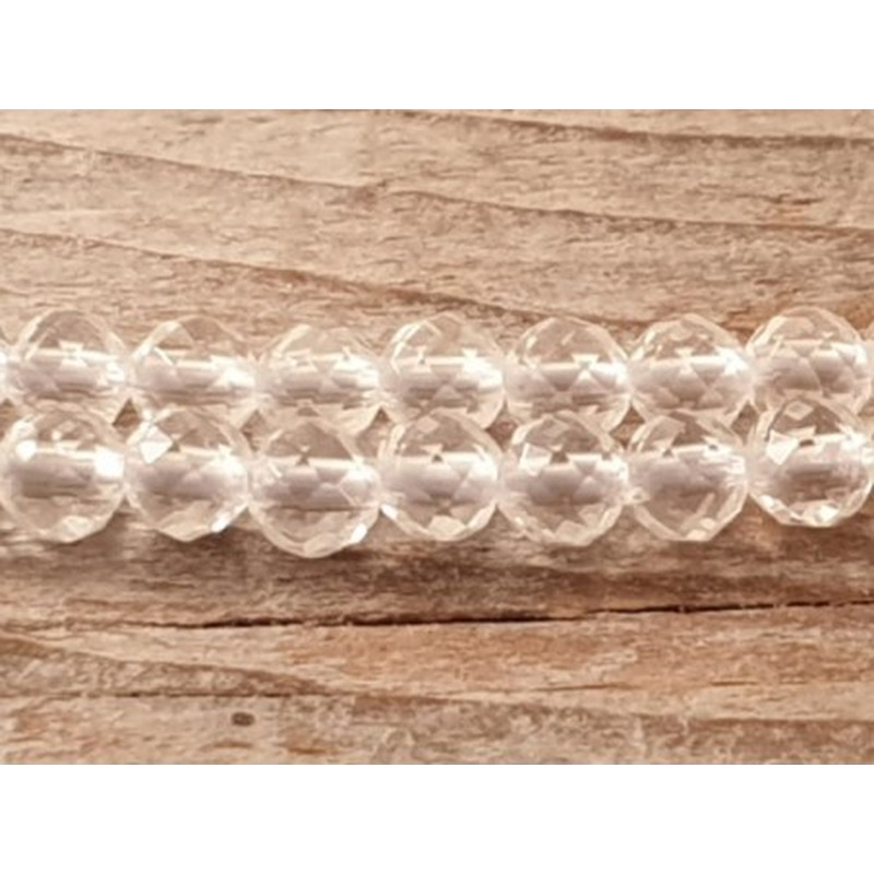 Bergkristallkette facettiert 3mm