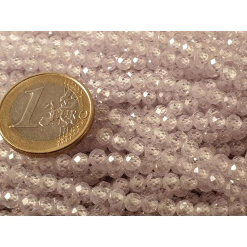 Zirkonkette-stark funkelnd-facettiert 4mm