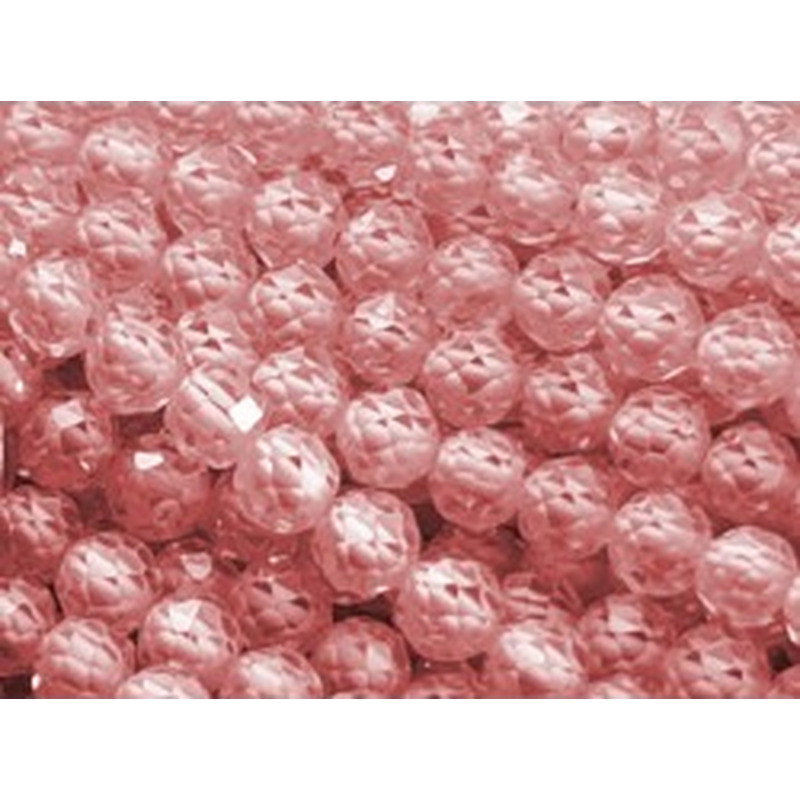 Zirkonkette-stark funkelnd-facettiert 4mm