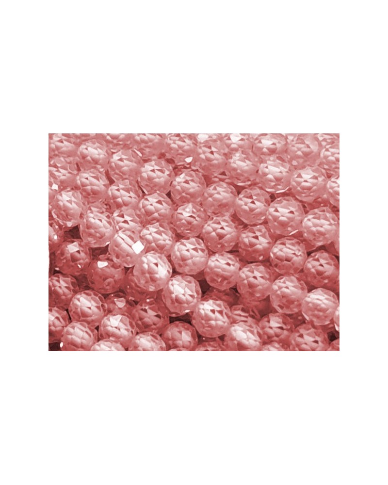 Zirkonkette-stark funkelnd-facettiert 4mm