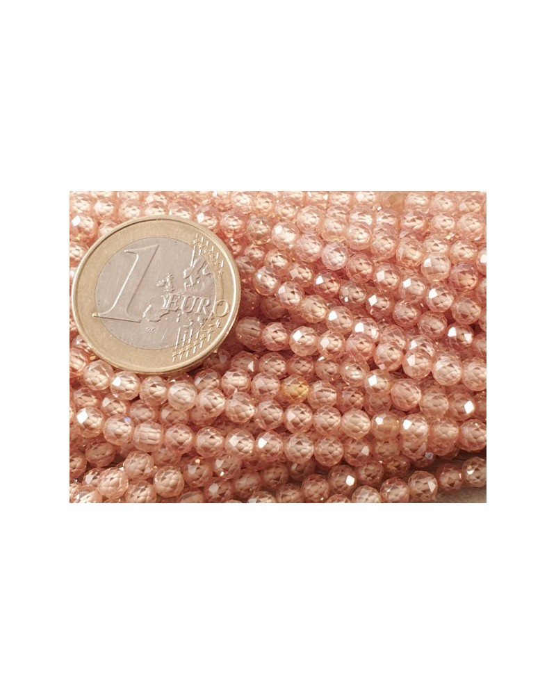 Zirkonkette-stark funkelnd-facettiert 4mm