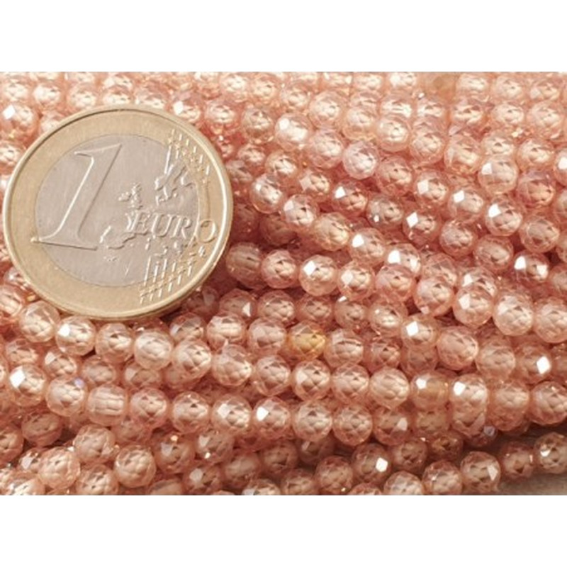 Zirkonkette-stark funkelnd-facettiert 4mm
