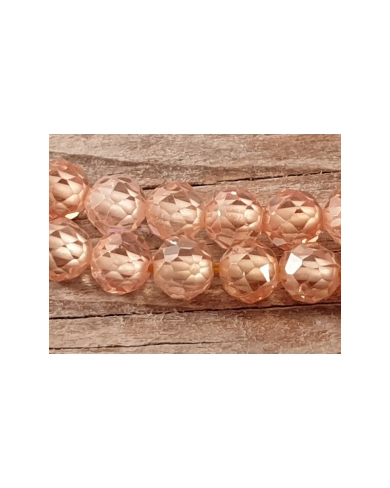 Zirkonkette-stark funkelnd-facettiert 4mm