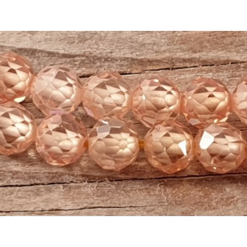 Zirkonkette-stark funkelnd-facettiert 4mm