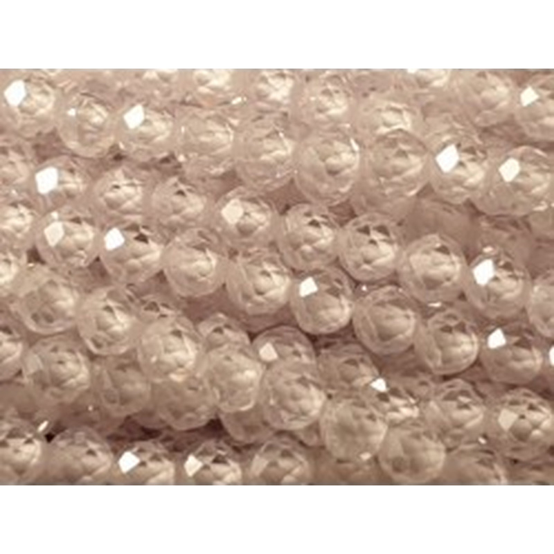 Zirkonkette-stark funkelnd-facettiert 3mm