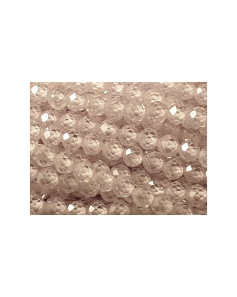 Zirkonkette-stark funkelnd-facettiert 3mm