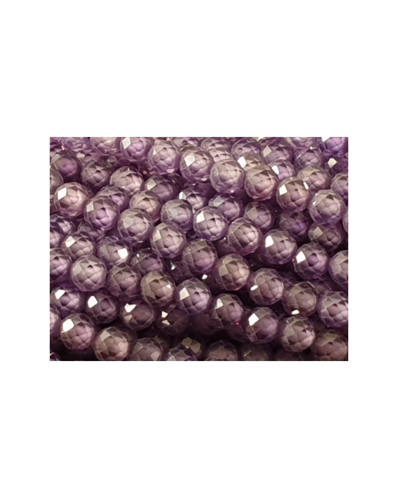 Zirkonkette-stark funkelnd-facettiert 3mm