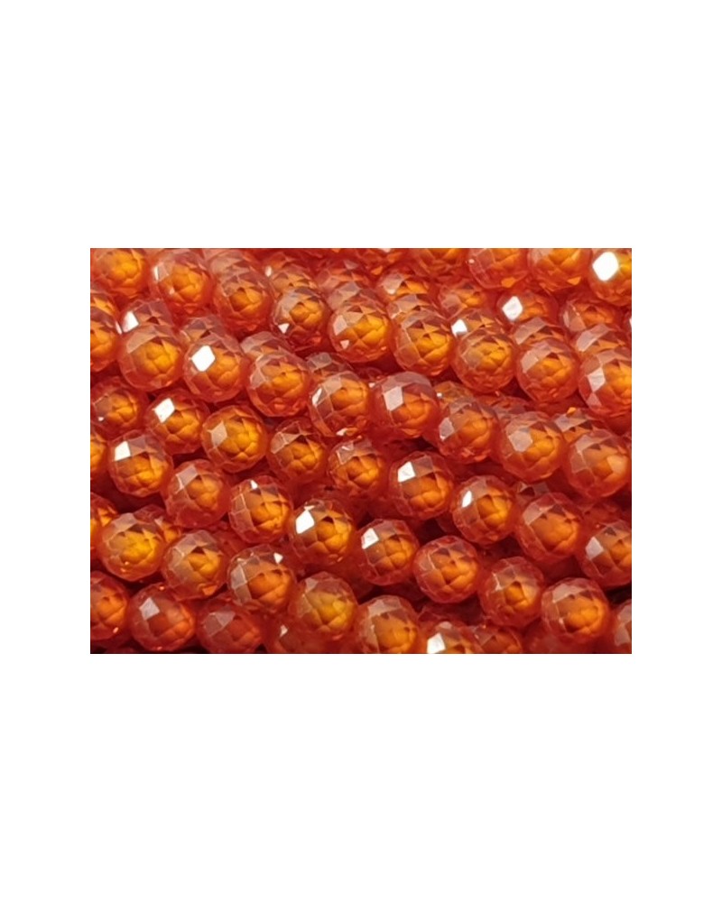 Zirkonkette-stark funkelnd-facettiert 3mm