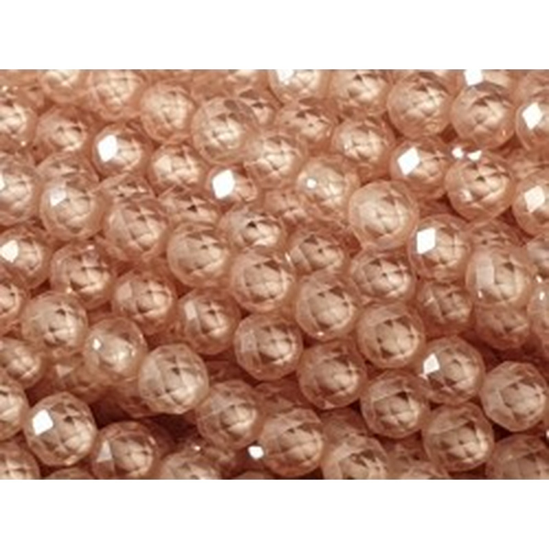 Zirkoniakette-stark funkelnd-facettiert 3mm