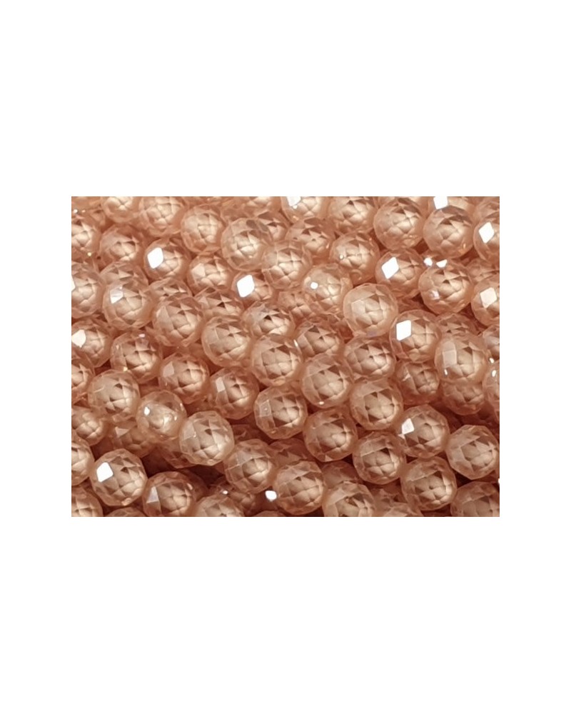 Zirkoniakette-stark funkelnd-facettiert 3mm