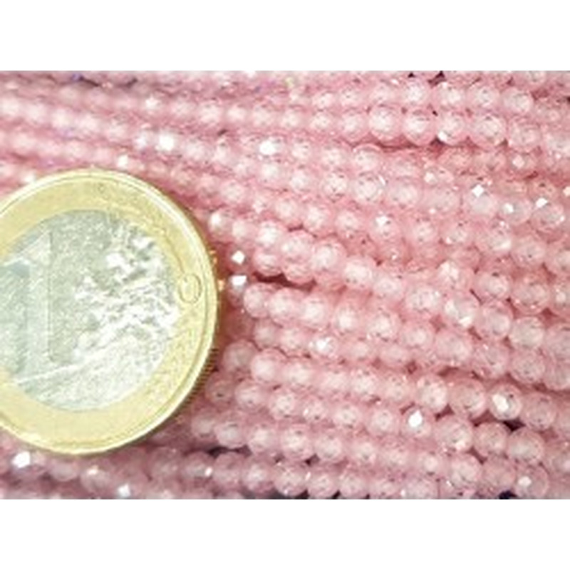 Zirkonkette-stark funkelnd-facettiert 3mm 2