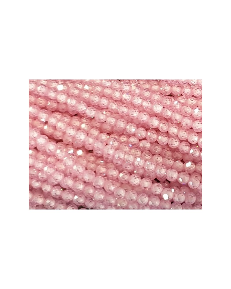 Zirkonkette-stark funkelnd-facettiert 3mm