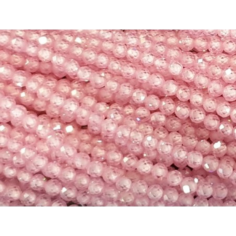 Zirkonkette-stark funkelnd-facettiert 3mm