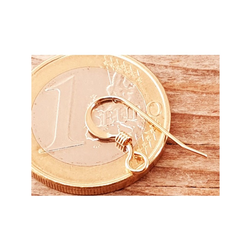 2 Stk. Ohrhaken 13mm, Goldfilled