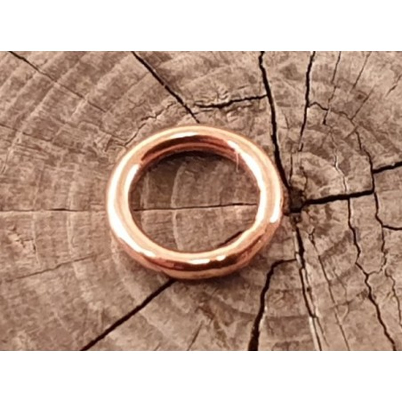 Ring 5mm geschlossen, Goldfilled ROSE
