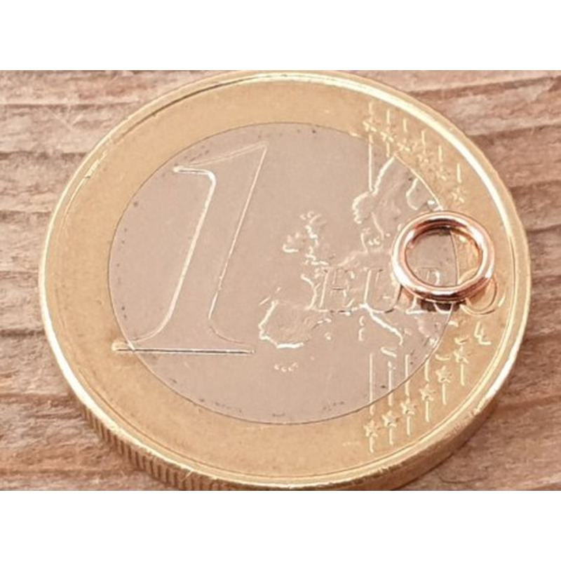 Ring 5mm geschlossen, Goldfilled ROSE