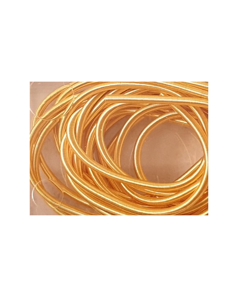 Perlspiraldraht 1,2/1,0 vergoldet 1m